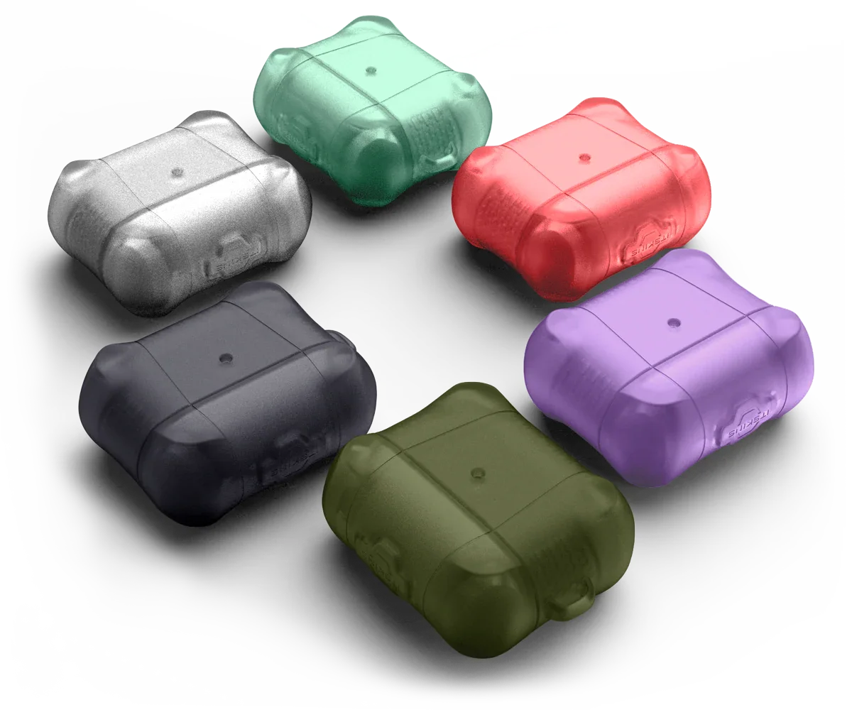 Itskins Spectrum Frost Series Case For Airpods 3 - Coral - Tashqila Itskins Spectrum Frost Series Case For Airpods 3 - Coral - Tashqila